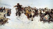 Vasily Surikov Storm of Snow Fortress oil painting artist